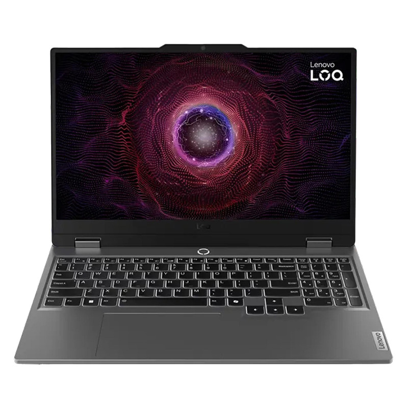 لپ‌تاپ لنوو مدل LOQ 15ARP9 با پردازنده Ryzen 5-7235HS و گرافیک RTX3050 4GB، رم DDR5 12GB با فرکانس 4800MHz، حافظه SSD با ظرفیت 512GB، نمایشگر 15.6 اینچ IPS با وضوح FHD و نرخ به‌روزرسانی 144Hz، دارای نور پس‌زمینه کیبورد،، سیستم‌عامل Windows