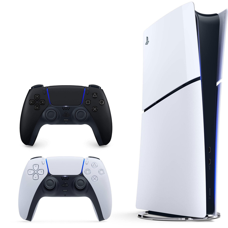 کنسول بازی سونی مدل PlayStation 5 Slim Digital Edition ظرفیت 825 گیگابایت ریجن CFI-2116 اروپا به همراه دسته اضافی